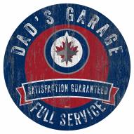 Winnipeg Jets Dad's Garage Sign