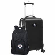 Winnipeg Jets Deluxe 2-Piece Backpack & Carry-On Set