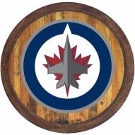 Winnipeg Jets "Faux" Barrel Top Sign