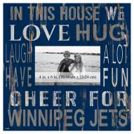 Winnipeg Jets In This House 10" x 10" Picture Frame