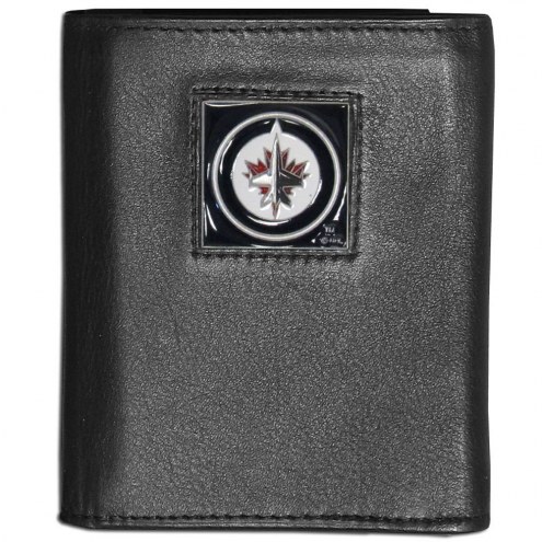 Winnipeg Jets Leather Tri-fold Wallet