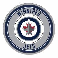 Winnipeg Jets Modern Disc Wall Sign
