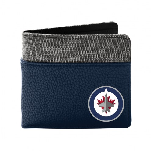 Winnipeg Jets Pebble Bi-Fold Wallet