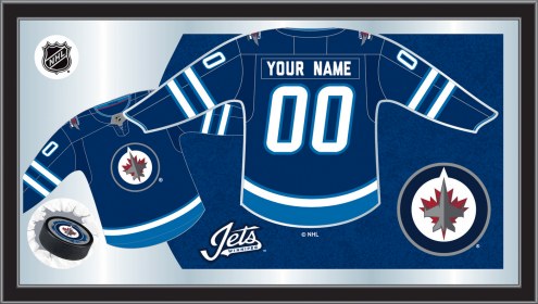 Winnipeg Jets Personalized Jersey Mirror