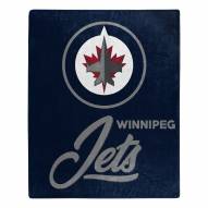 Winnipeg Jets Signature Raschel Throw Blanket
