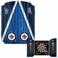Winnipeg Jets Dartboard Cabinet
