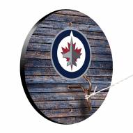 Winnipeg Jets Weathered Design Hook & Ring Game