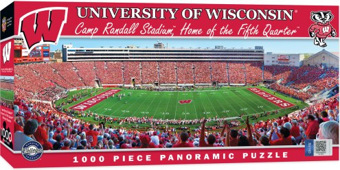 Wisconsin Badgers 1000 Piece Panoramic Puzzle