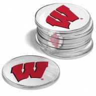 Wisconsin Badgers 12-Pack Golf Ball Markers