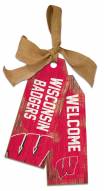 Wisconsin Badgers 12" Team Tags