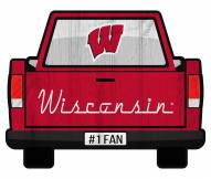 Wisconsin Badgers 12" Truck Back Cutout Sign