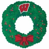 Wisconsin Badgers 16" Team Wreath Sign