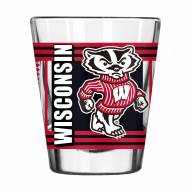 Wisconsin Badgers 2 oz. Hero Shot Glass