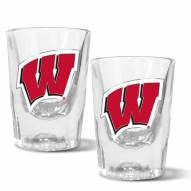 Wisconsin Badgers 2 oz. Prism Shot Glass Set