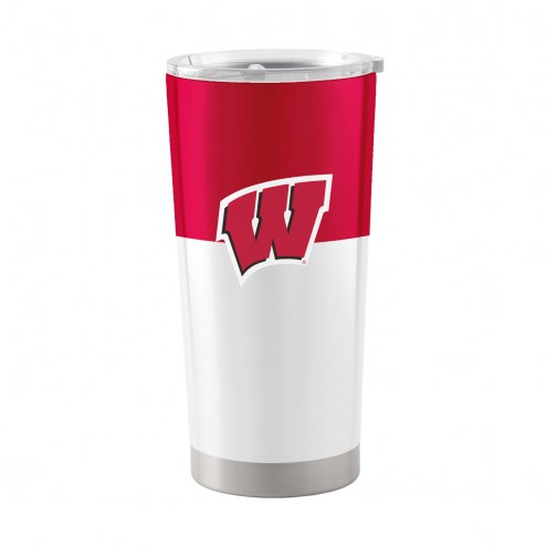Wisconsin Badgers 20 oz. Gameday Stainless Tumbler