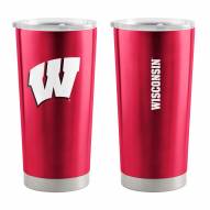 Wisconsin Badgers 20 oz. Gameday Stainless Steel Tumbler