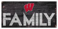 Wisconsin Badgers 6" x 12" Family Sign