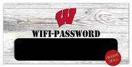 Wisconsin Badgers 6" x 12" Wifi Password Sign