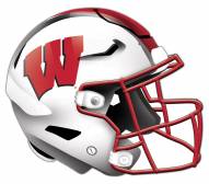 Wisconsin Badgers Authentic Helmet Cutout Sign