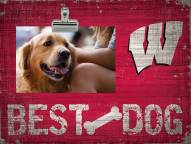 Wisconsin Badgers Best Dog Clip Frame