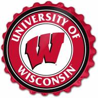 Wisconsin Badgers Bottle Cap Wall Sign
