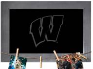 Wisconsin Badgers Chalkboard with Frame