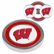 Wisconsin Badgers Challenge Coin with 2 Ball Markers