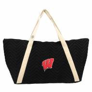 Wisconsin Badgers Chevron Stitch Weekender Bag