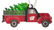 Wisconsin Badgers Christmas Truck Ornament