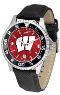 Wisconsin Badgers Competitor AnoChrome Men's Watch - Color Bezel