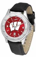 Wisconsin Badgers Competitor AnoChrome Men's Watch