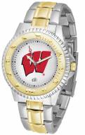 Wisconsin Badgers Competitor Two-Tone Men's Watch