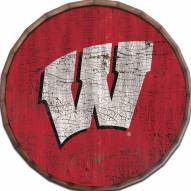 Wisconsin Badgers Cracked Color 24" Barrel Top