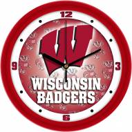 Wisconsin Badgers Dimension Wall Clock