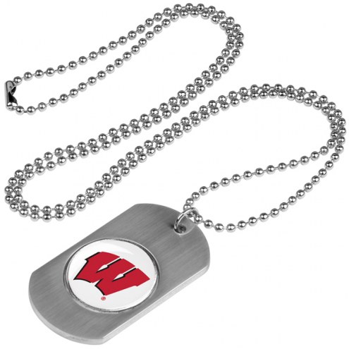 Wisconsin Badgers Dog Tag