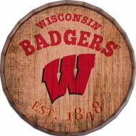 Wisconsin Badgers Established Date 16" Barrel Top