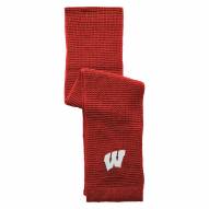 Wisconsin Badgers Full Color Waffle Scarf