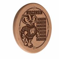 Wisconsin Badgers Laser Engraved Wood Sign