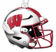Wisconsin Badgers Helmet Ornament