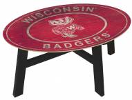Wisconsin Badgers Heritage Logo Coffee Table