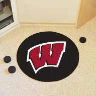 Wisconsin Badgers Hockey Puck Mat