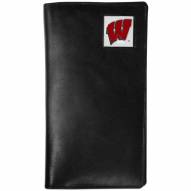 Wisconsin Badgers Leather Tall Wallet