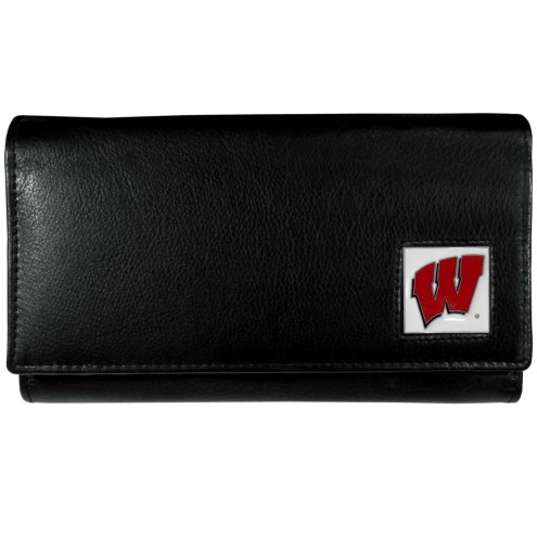Wisconsin Badgers Leather Women's Wallet