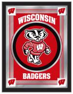 Wisconsin Badgers Logo Mirror