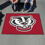 Wisconsin Badgers Logo Ulti-Mat Area Rug