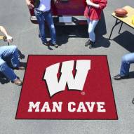 Wisconsin Badgers Man Cave Tailgate Mat