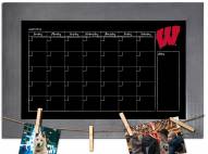 Wisconsin Badgers Monthly Chalkboard with Frame