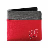 Wisconsin Badgers Pebble Bi-Fold Wallet