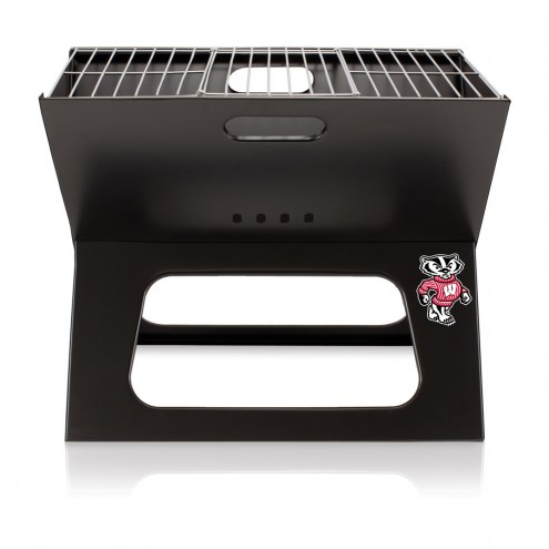 Wisconsin Badgers Portable Charcoal X-Grill