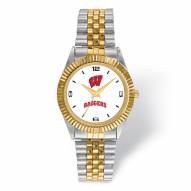 Wisconsin Badgers Pro Two-Tone Gents Watch